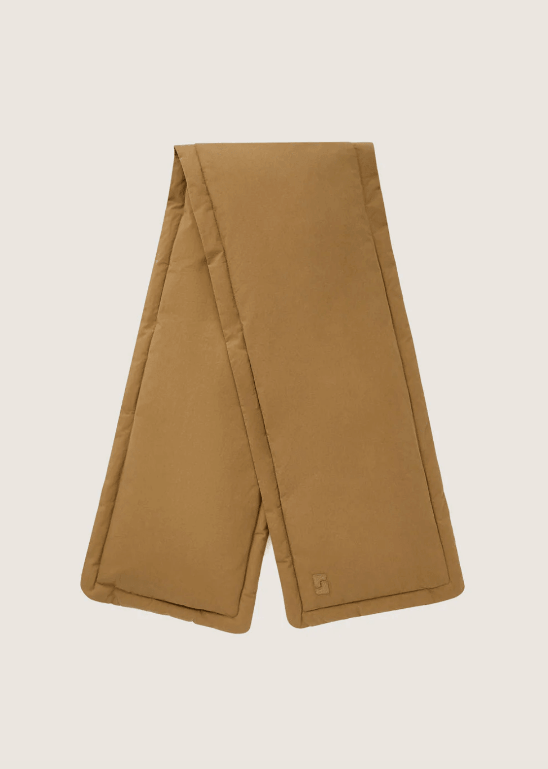 Soeur - Beige Water-Repellent Padded Scarf - 32 The Guild