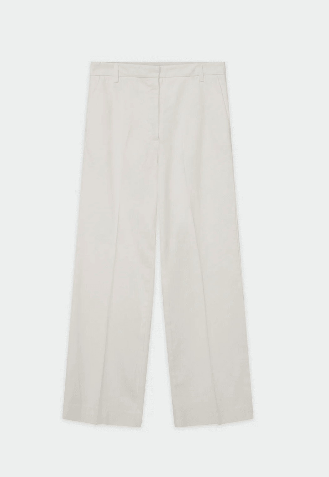 DAY BIRGER - Calle Star White Soft Canvas Twill Trousers - 32 The Guild
