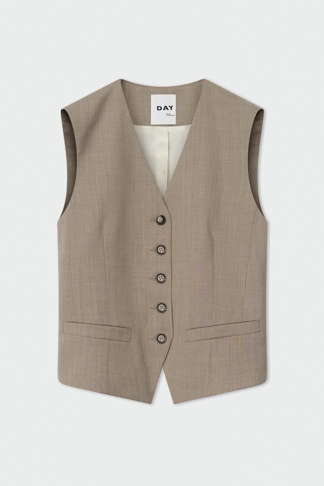 DAY BIRGER - Carol Classic Wool Waistcoat - 32 The Guild