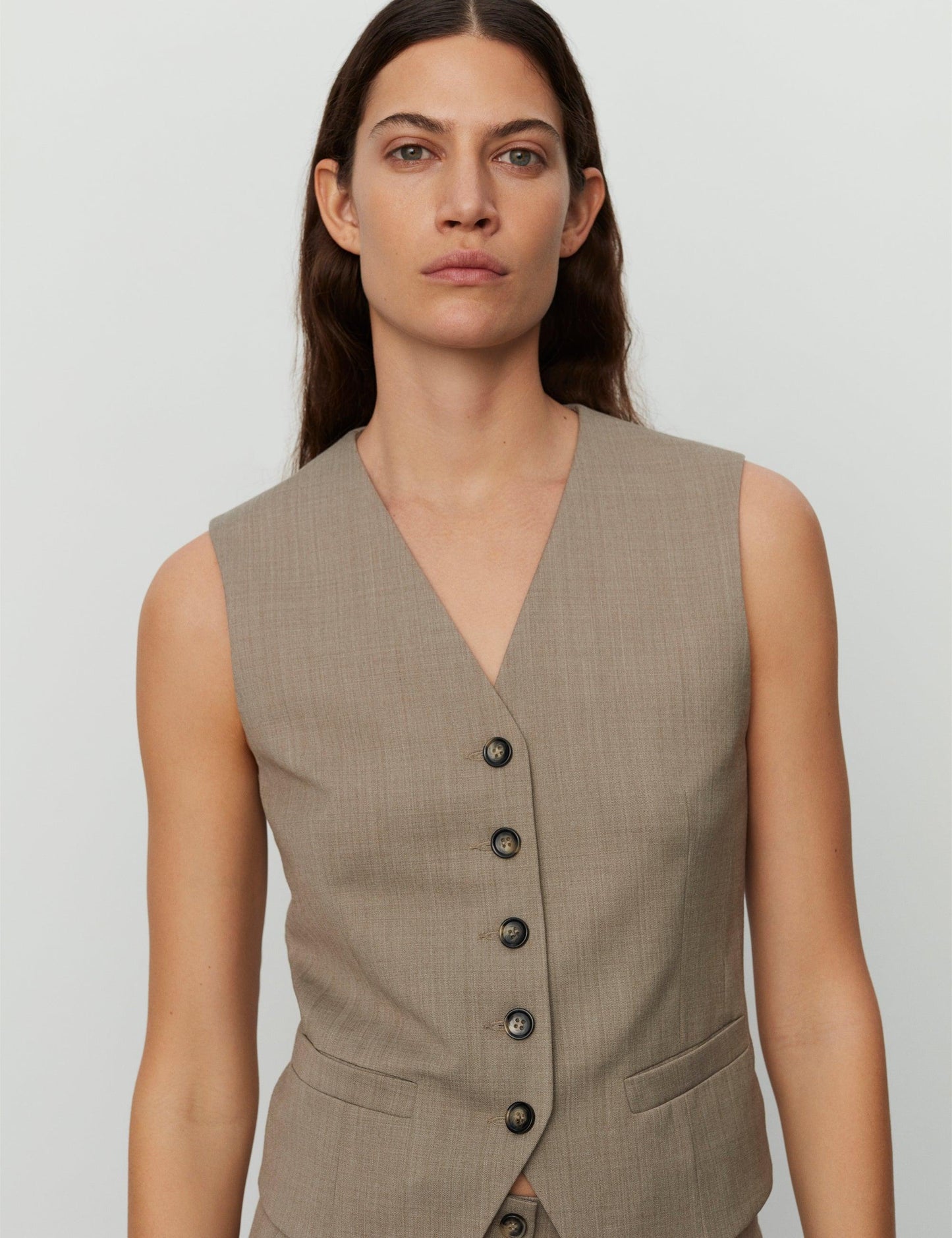 DAY BIRGER - Carol Classic Wool Waistcoat - 32 The Guild