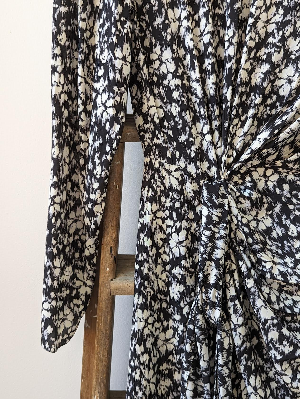 Marant Etoile - Dulce Draped Printed Dress - 32 The Guild