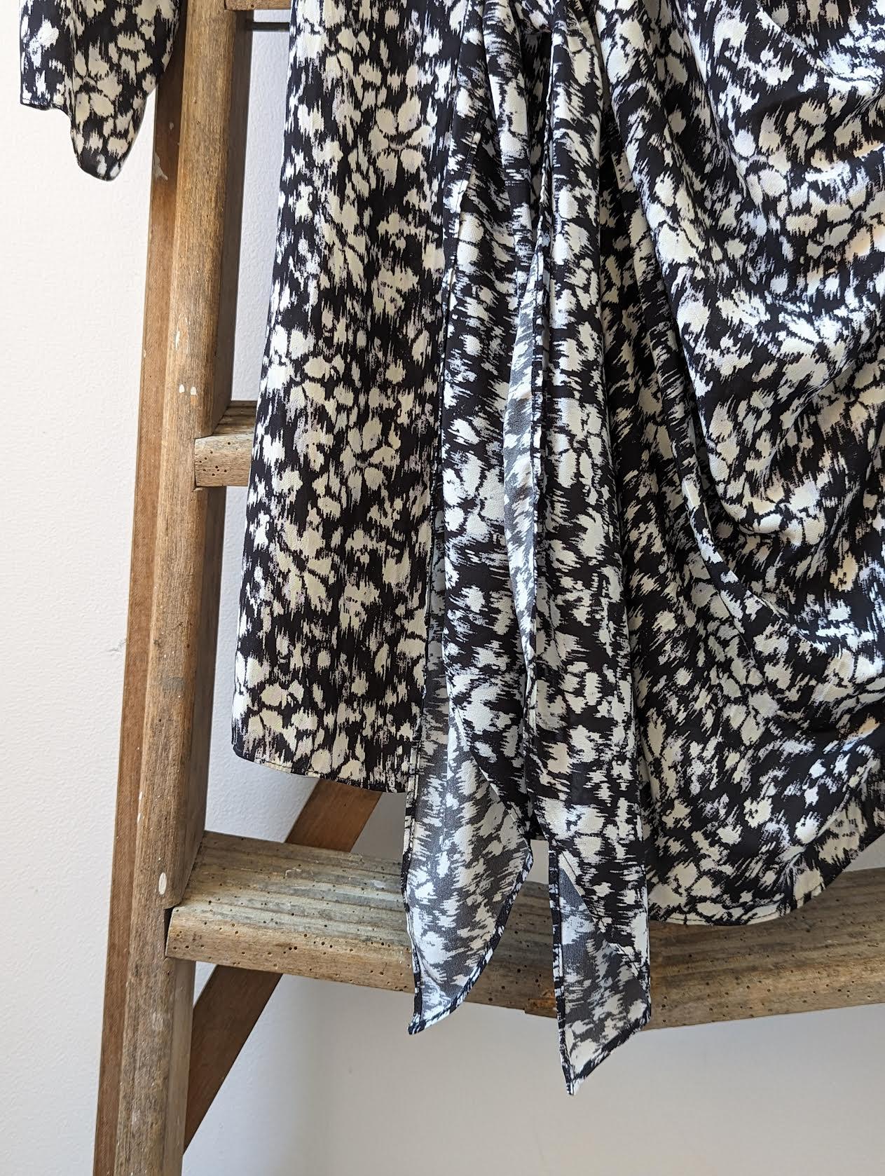 Marant Etoile - Dulce Draped Printed Dress - 32 The Guild