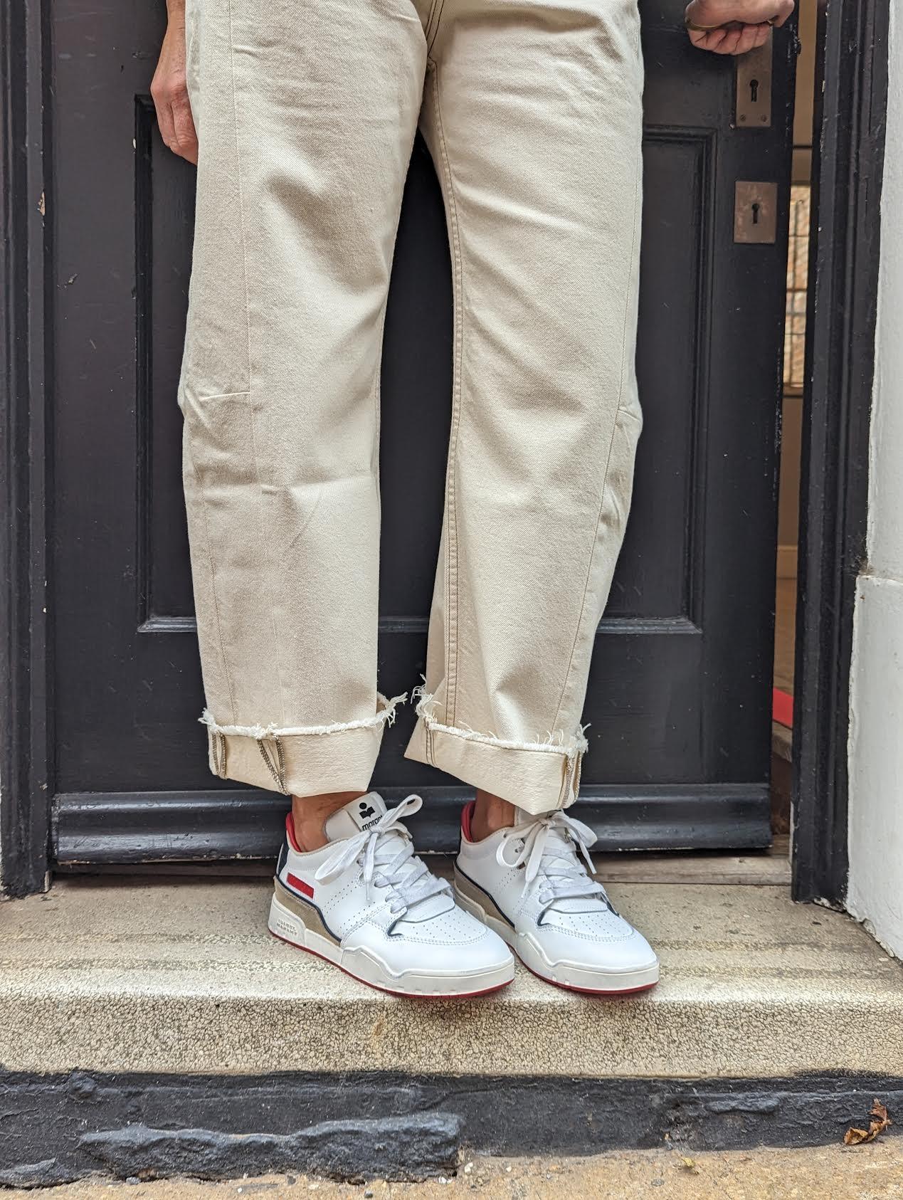 Marant Etoile - Emree Red & Blue White Sneakers - 32 The Guild
