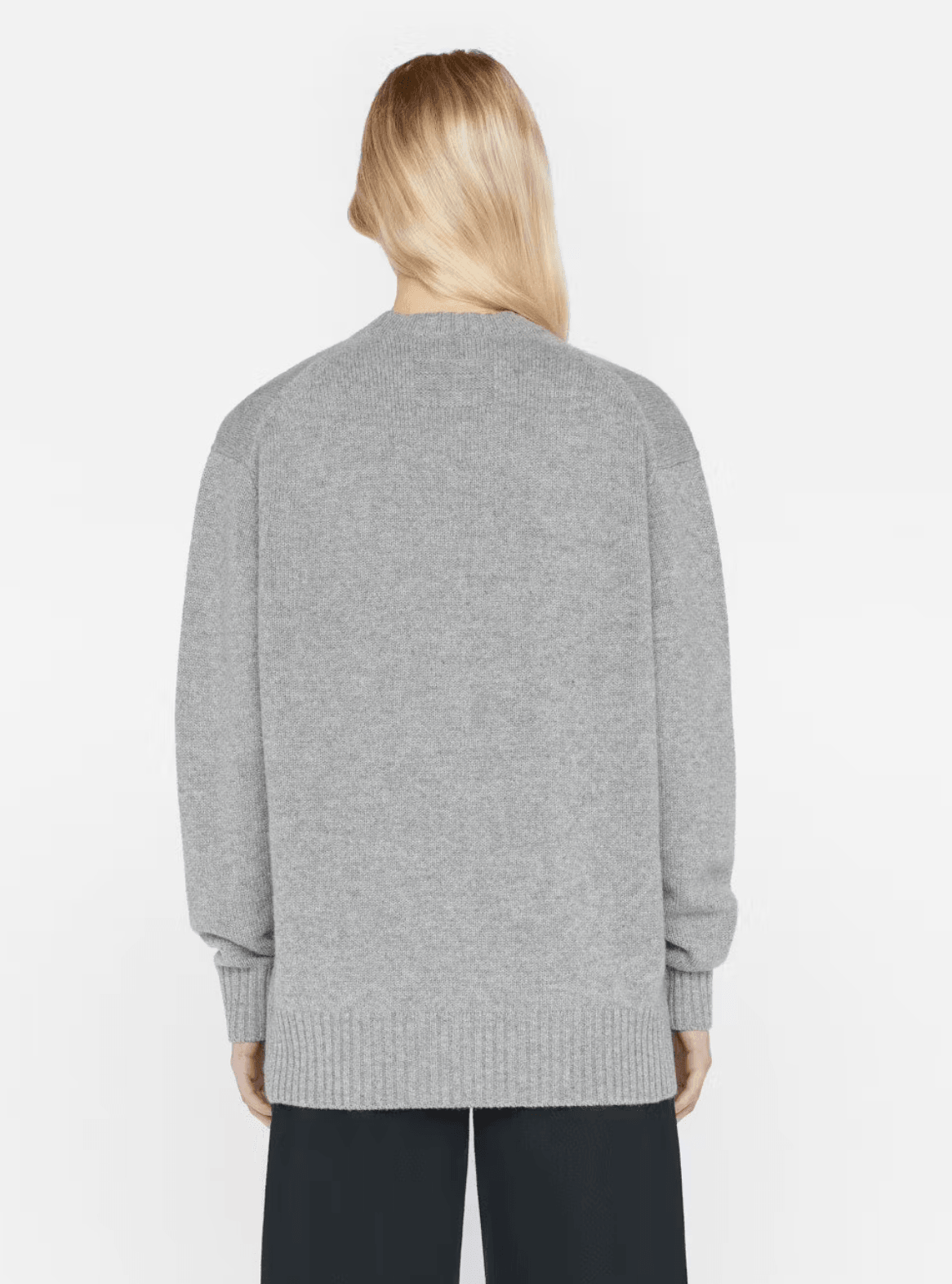 frame - Heather Grey Boyfriend Cashmere Jumper - 32 The Guild