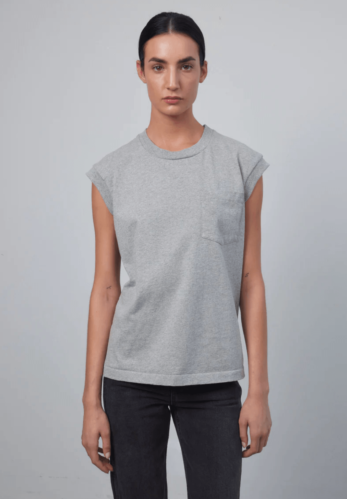 B Sides - Heather Grey Pocket Tank - 32 The Guild