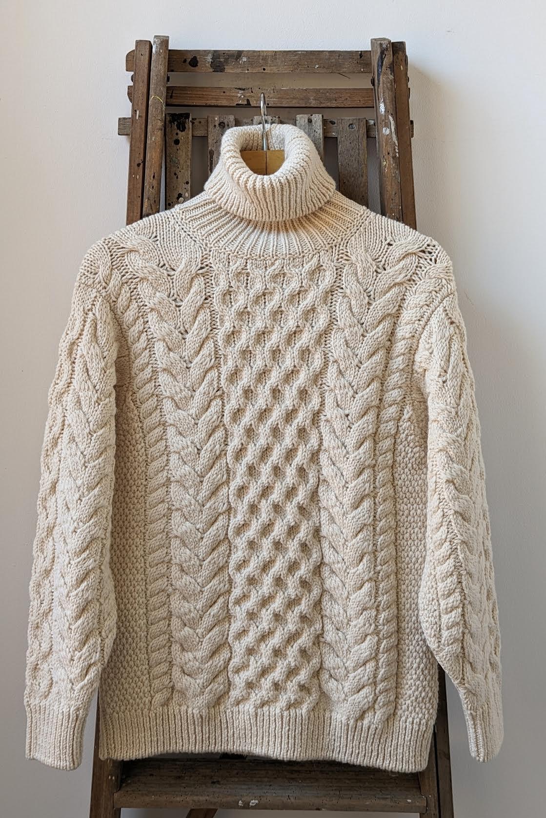 Marant Etoile - Jade Ecru Cable Knit Jumper - 32 The Guild