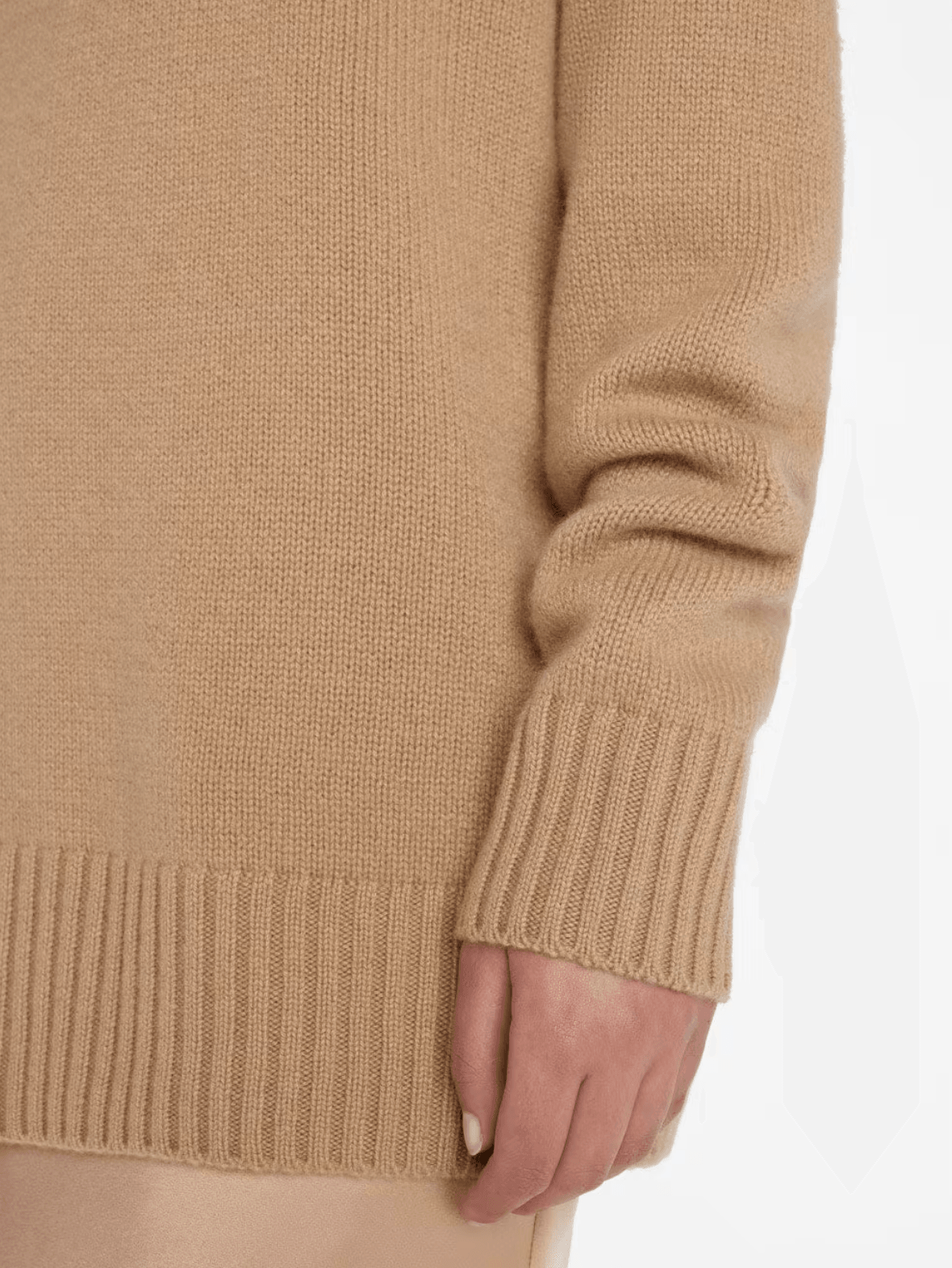 frame - Light Camel Boyfriend Cashmere Jumper - 32 The Guild