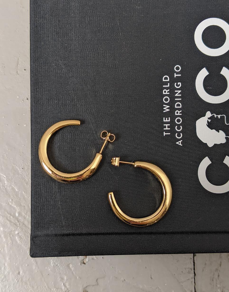 Marant Etoile - Medium Gold Hoop Earrings - 32 The Guild