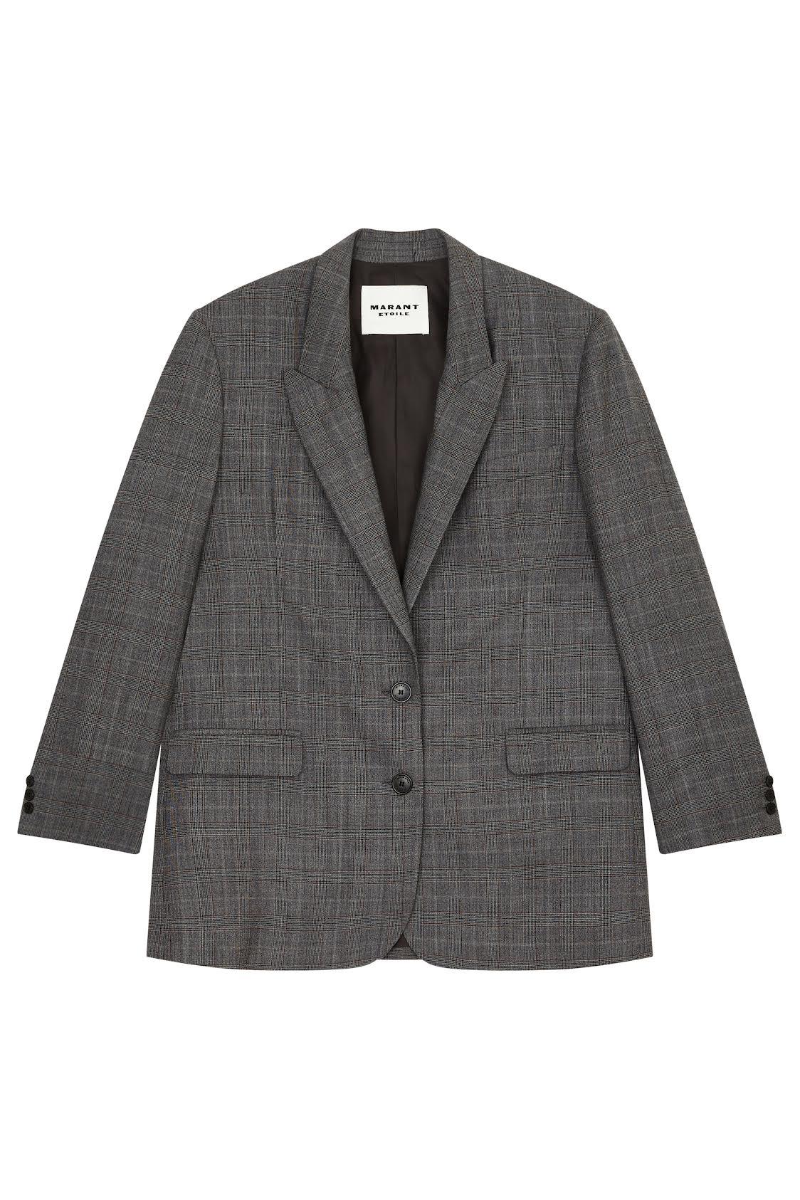 Marant Etoile - Precious Grey Wool Blazer - 32 The Guild