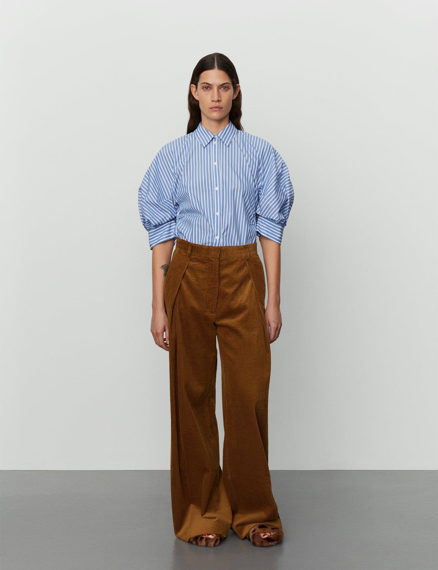 DAY BIRGER - Ricardo Corduroy Wide-Leg Trousers - 32 The Guild