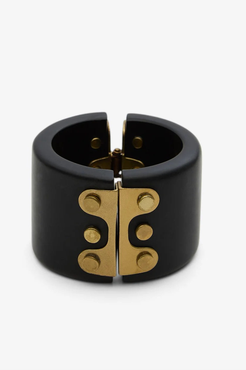 Hoda Black Bracelet Cuff