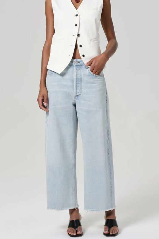 Ayla Raw Hem Crop Jeans