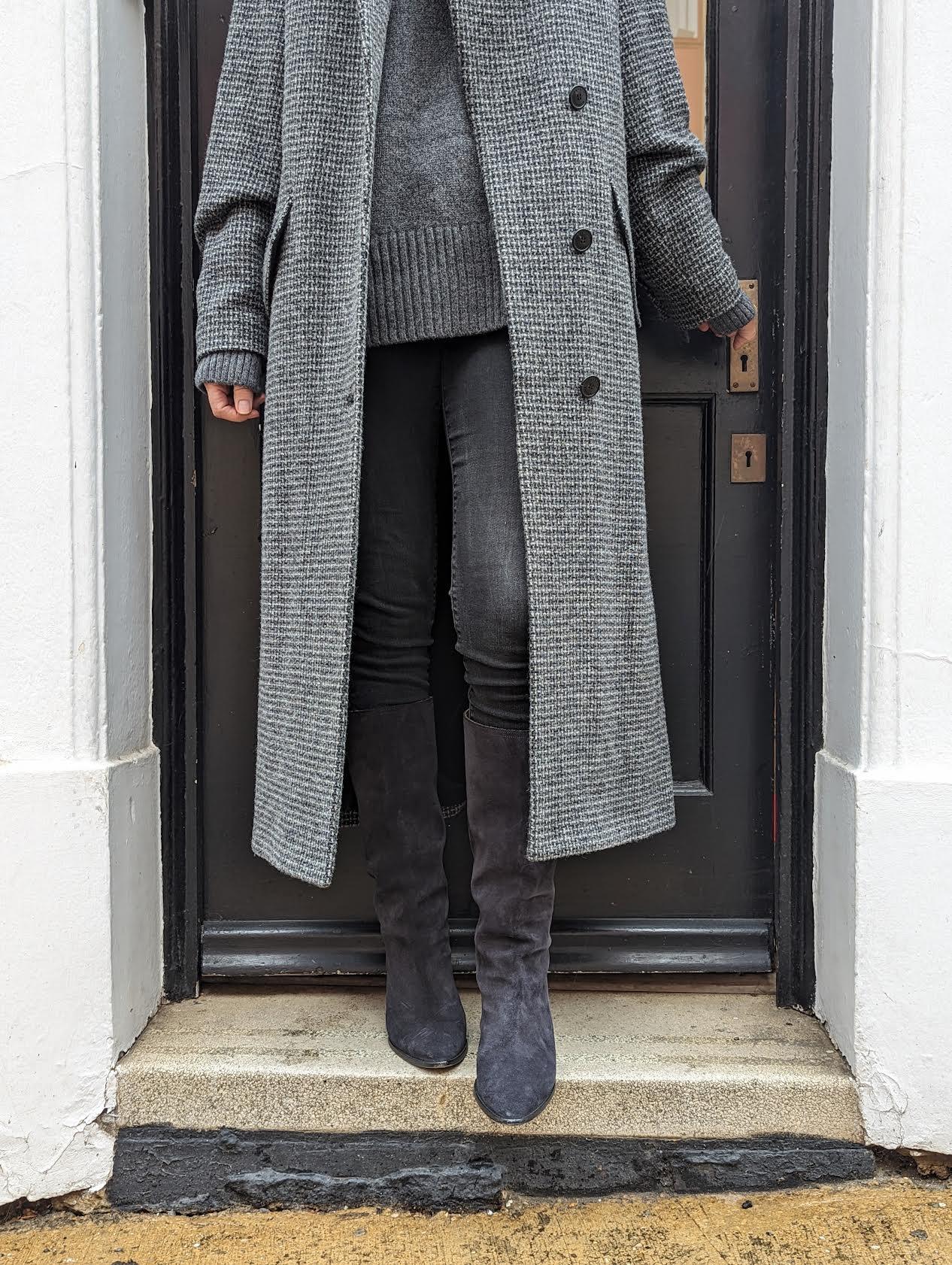 Marant Etoile - Sabine Grey Wool Coat - 32 The Guild