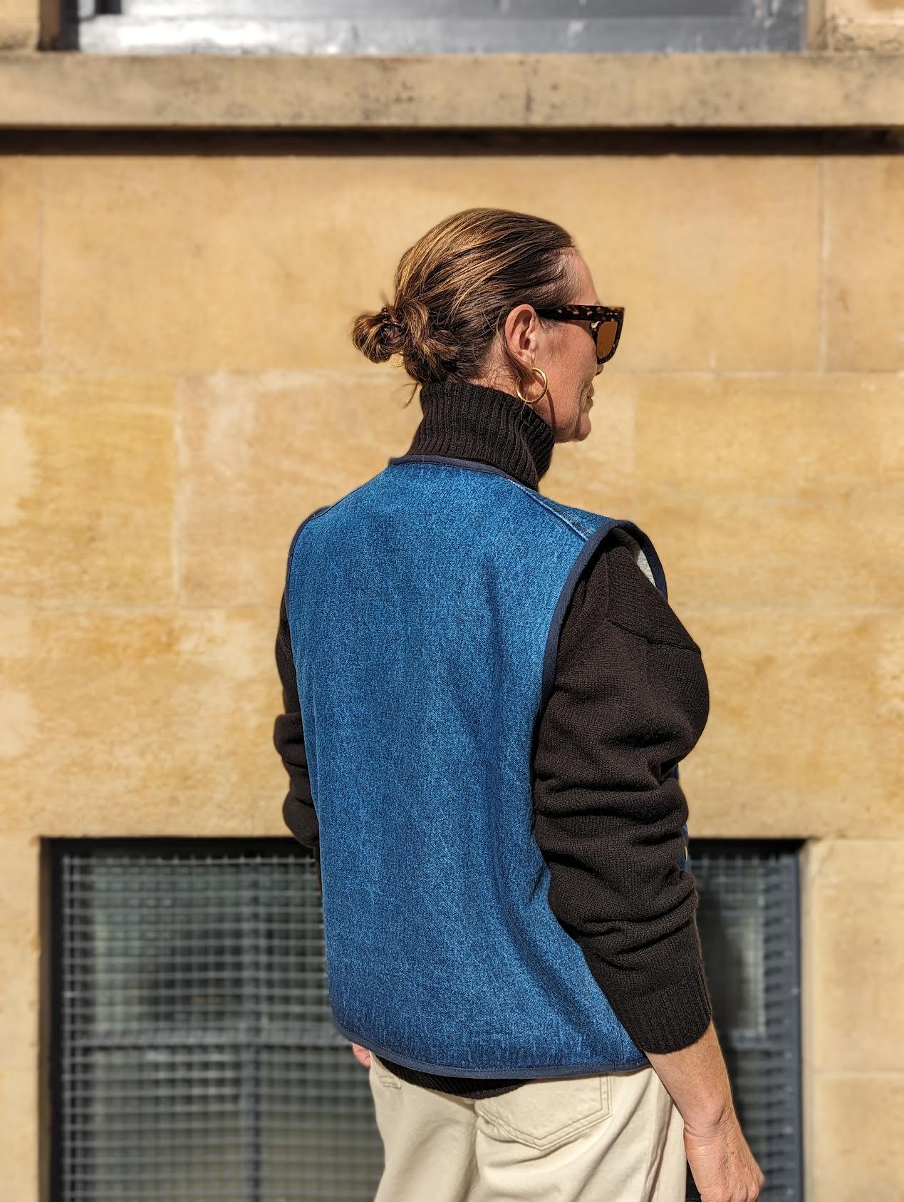 Soeur - Simon Sleeveless Denim Waistcoat - 32 The Guild