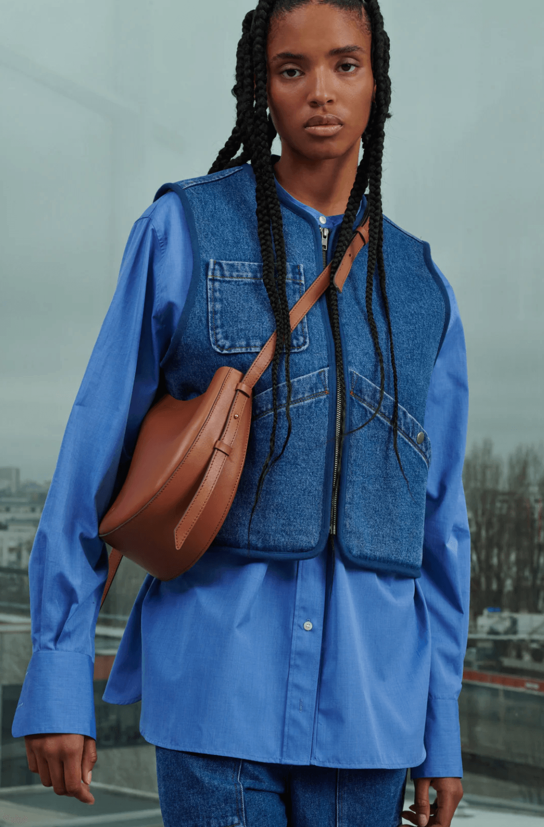 Soeur - Simon Sleeveless Denim Waistcoat - 32 The Guild