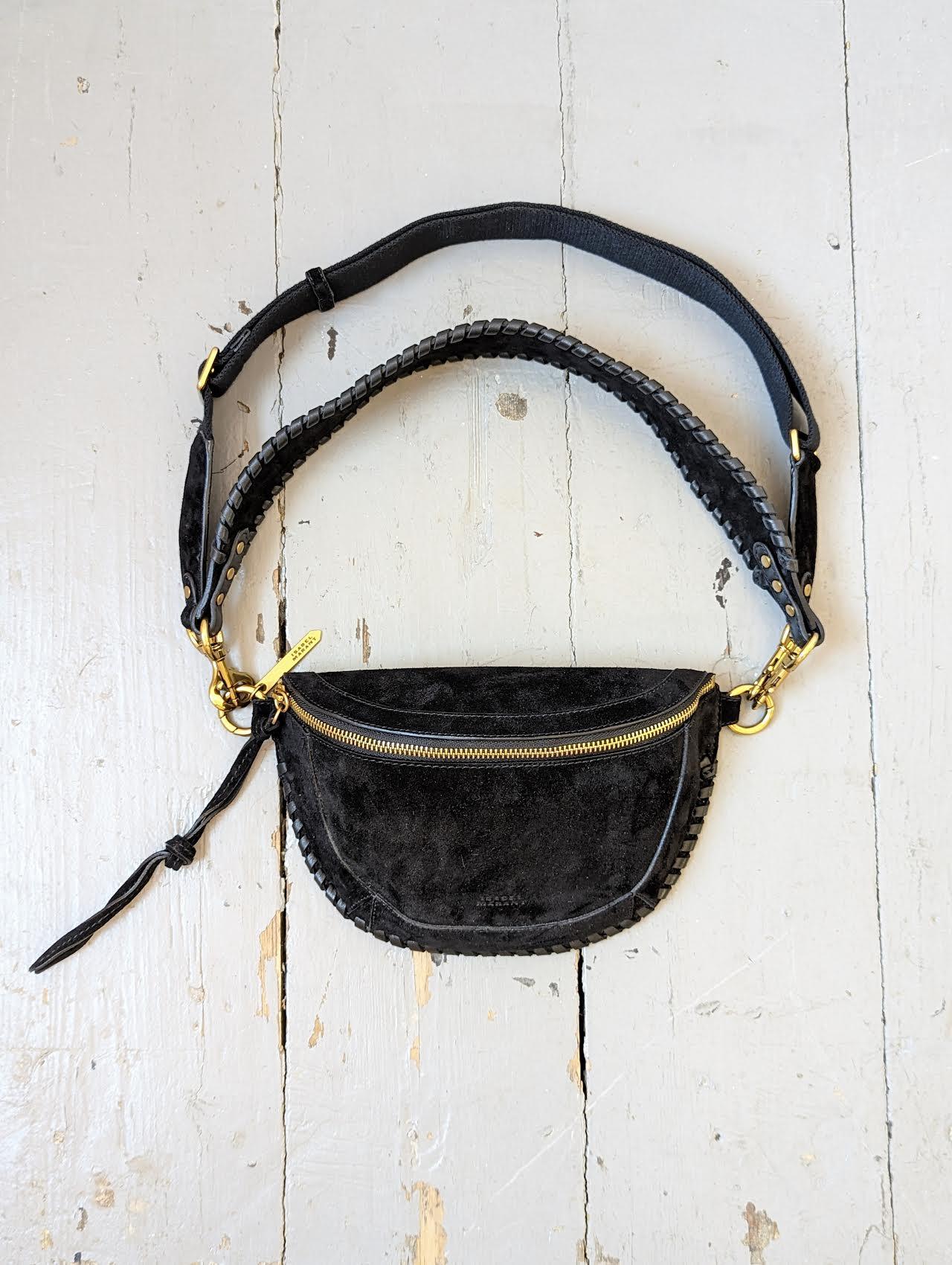 Marant Etoile - Skano Black Suede Belt Bag - 32 The Guild