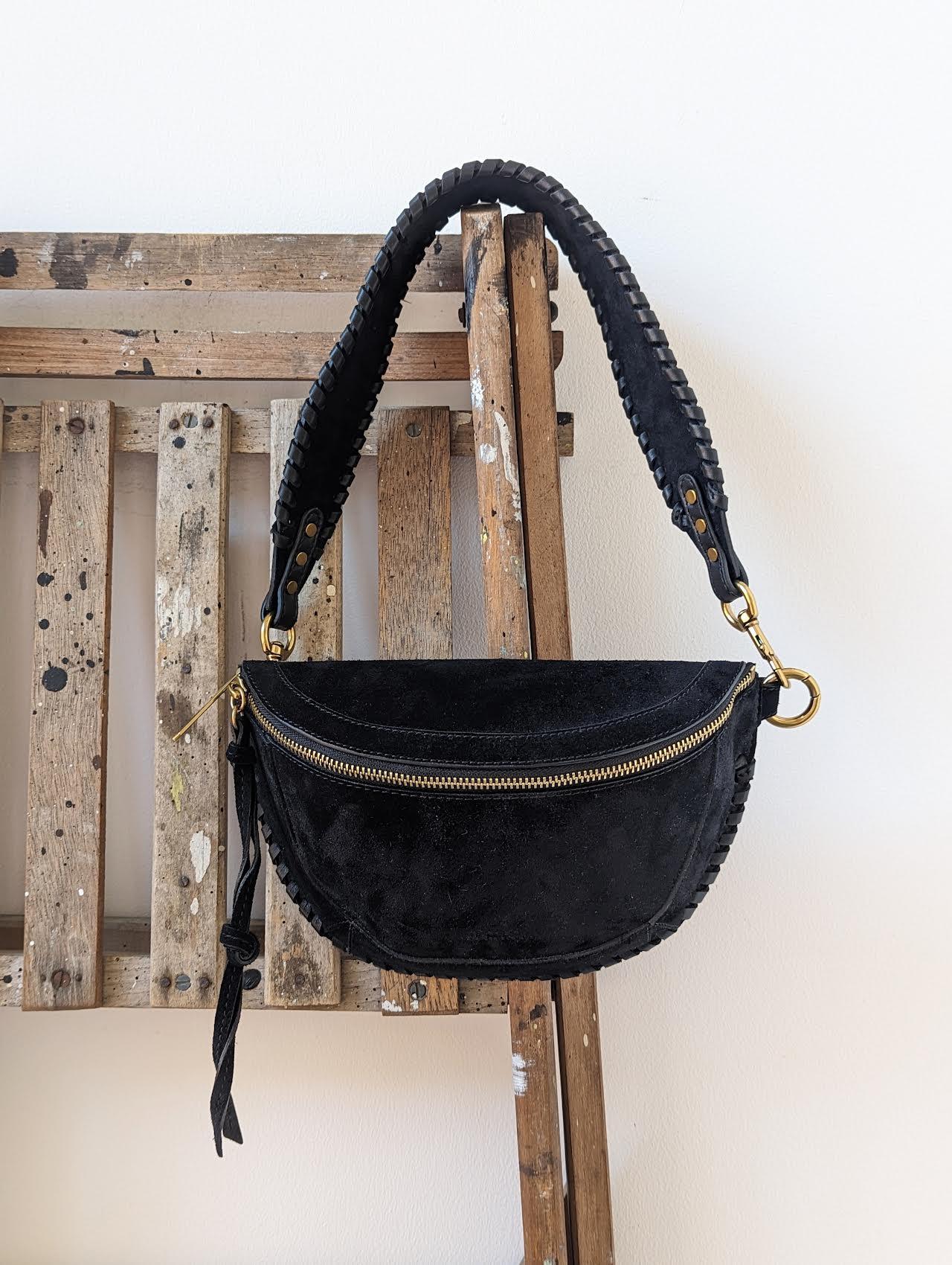 Marant Etoile - Skano Black Suede Belt Bag - 32 The Guild