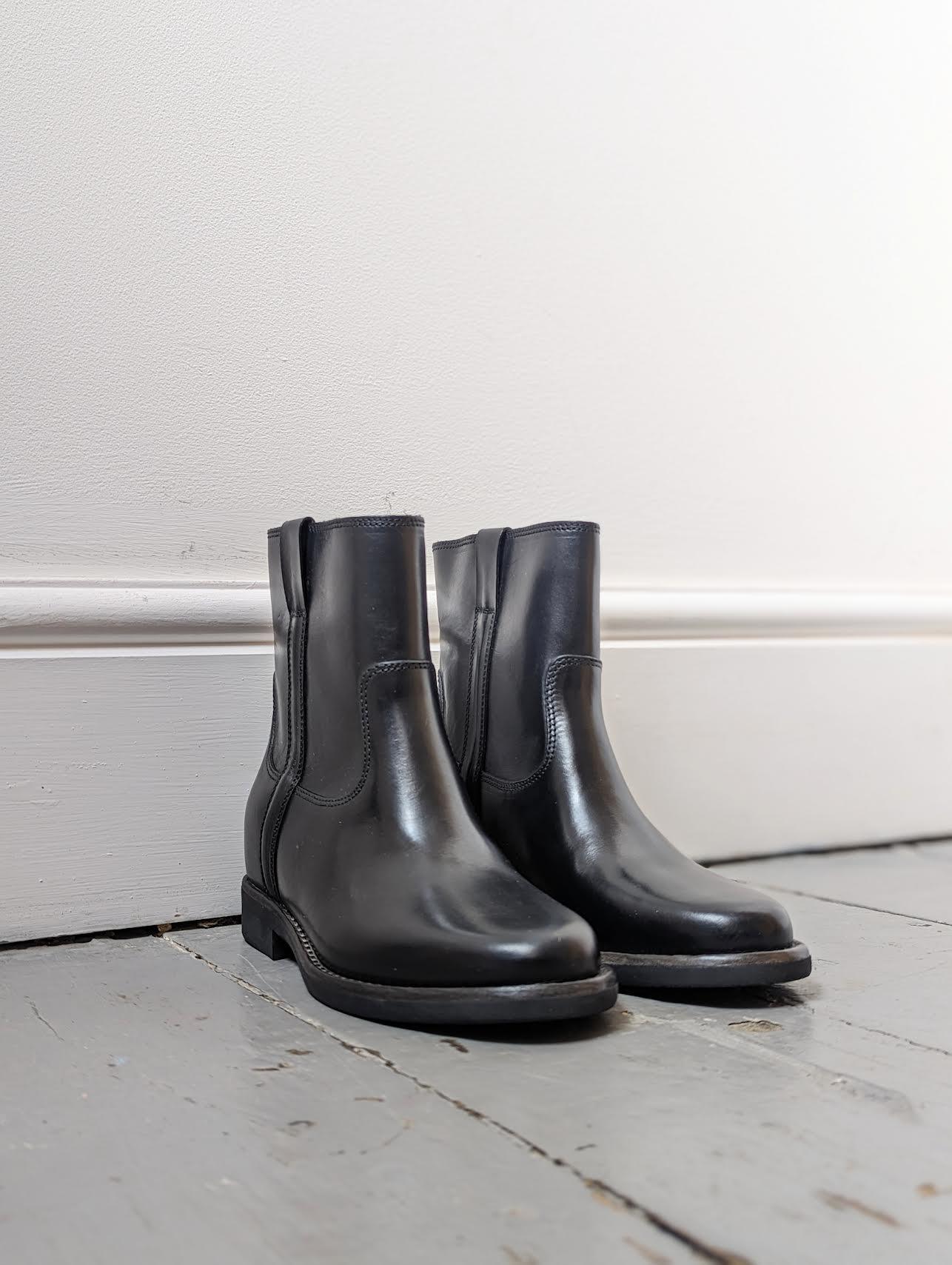 Marant Etoile - Susee Black Leather Ankle Boots - 32 The Guild