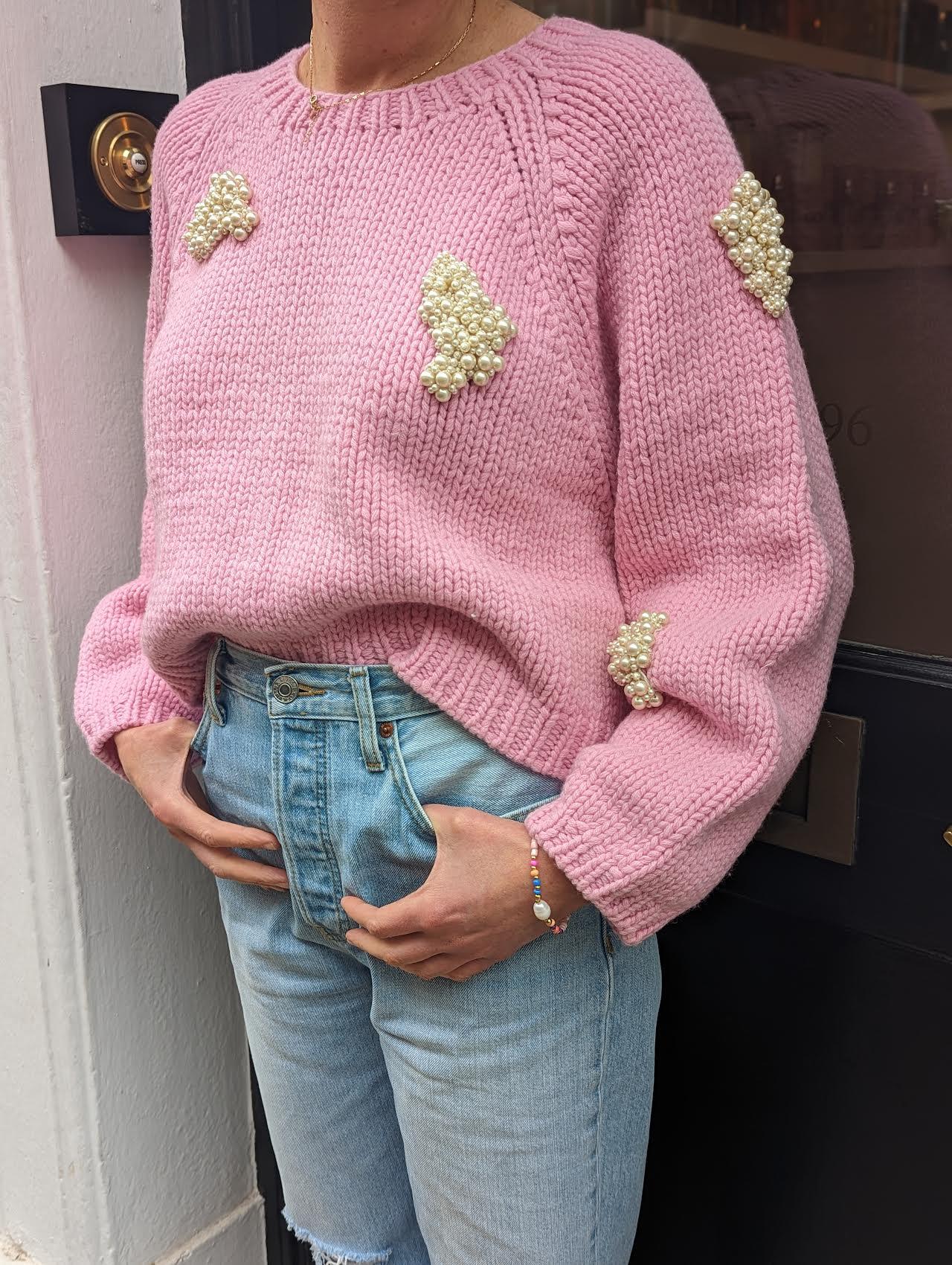 custommade - Tasha By NBS Pearl Cluster Sea Pink Knit - 32 The Guild