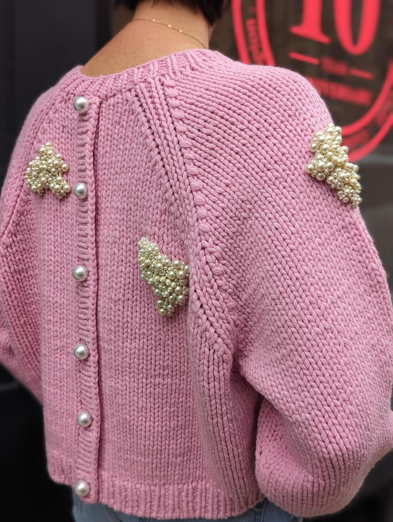 custommade - Tasha By NBS Pearl Cluster Sea Pink Knit - 32 The Guild