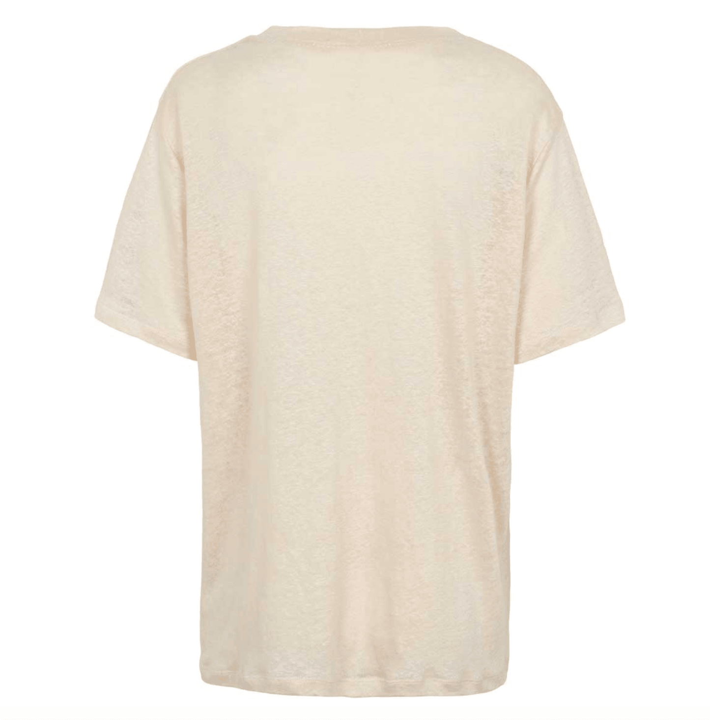 Vanessa Bruno - Tasha Ivory Linen Oversized T-Shirt - 32 The Guild
