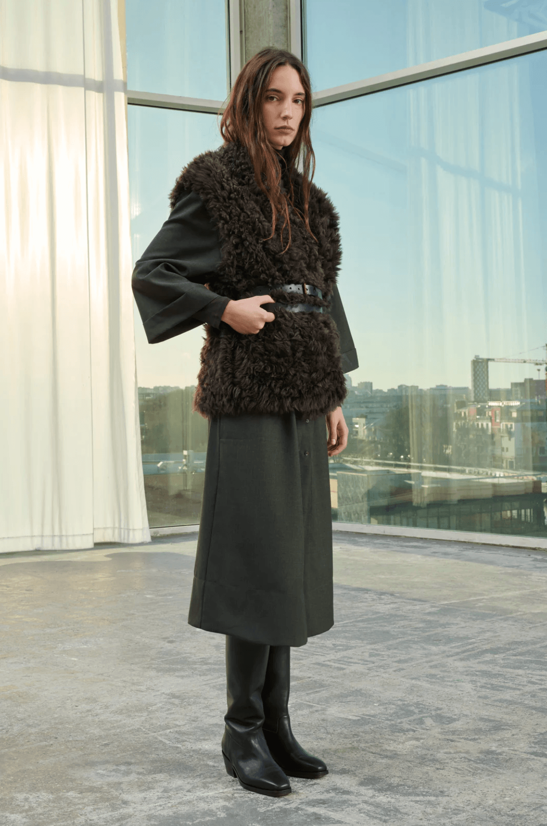 Soeur - Valfredo Reversible Shearling Waistcoat - 32 The Guild