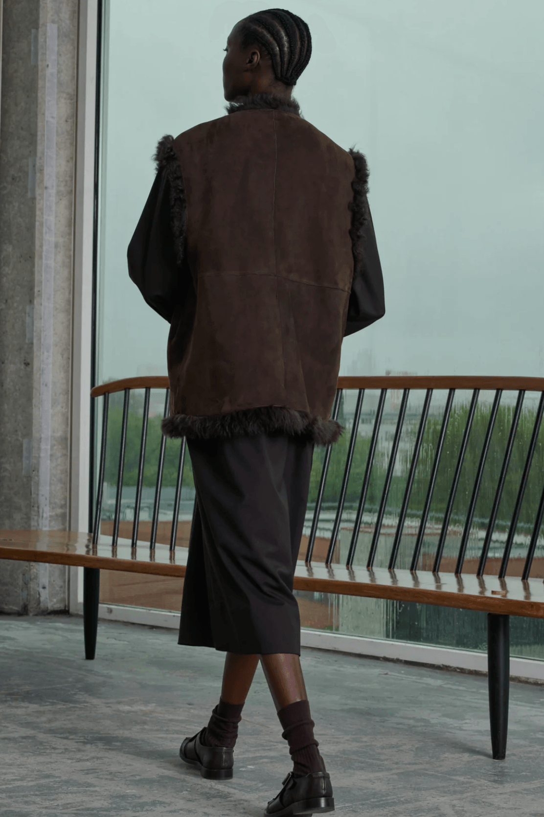 Soeur - Valfredo Reversible Shearling Waistcoat - 32 The Guild