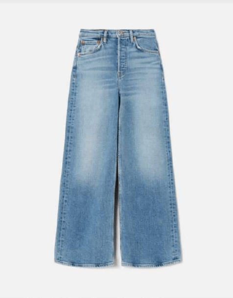 Re/Done - Wide-Leg Blazed Indigo Jeans - 32 The Guild