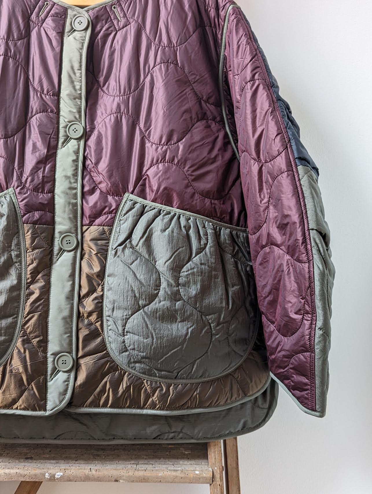Marfa Stance - Wine Reversible Patchwork Jacket - 32 The Guild