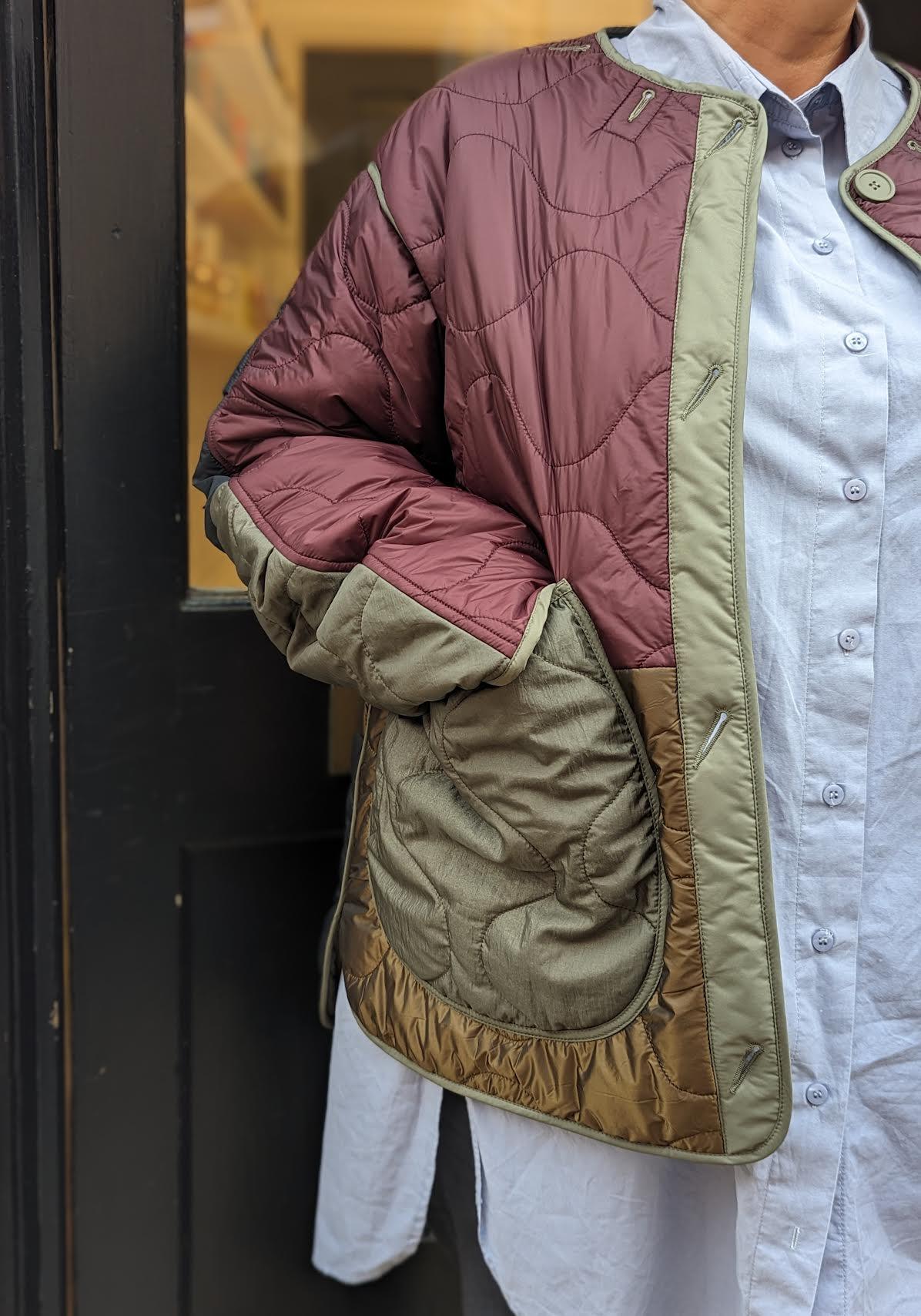 Marfa Stance - Wine Reversible Patchwork Jacket - 32 The Guild