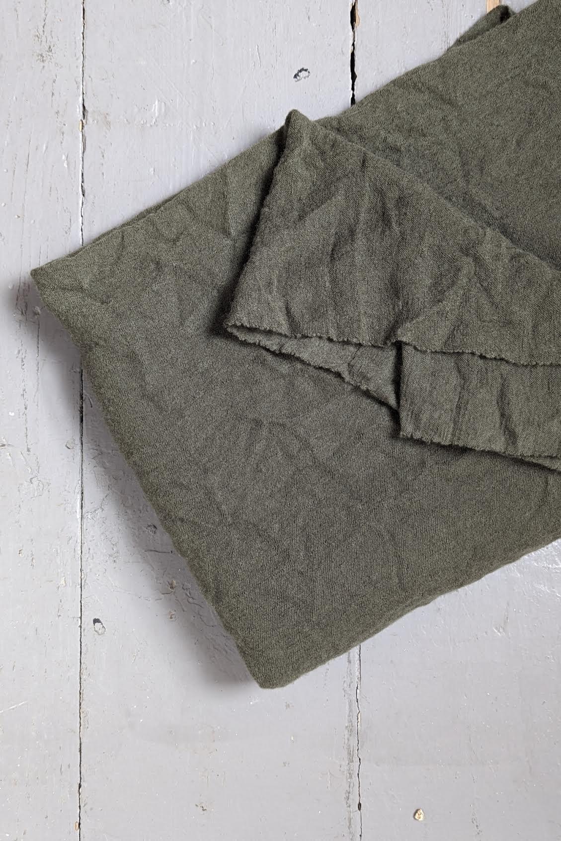 Marant Etoile - Zephyr Khaki Cashmere Scarf - 32 The Guild