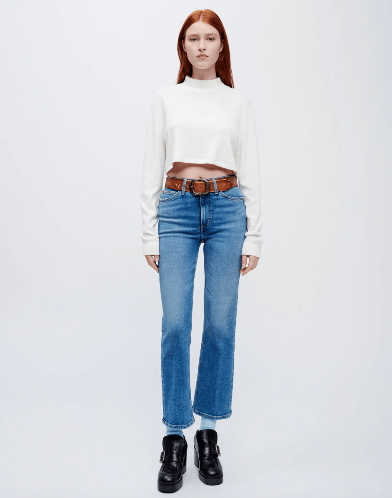Kick boot 2025 crop jeans