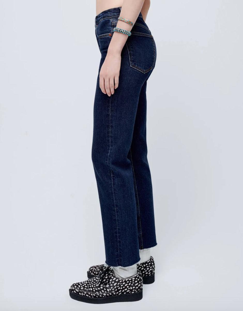 Re/Done - 70s Stovepipe Dark Rinse Jeans - 32 The Guild