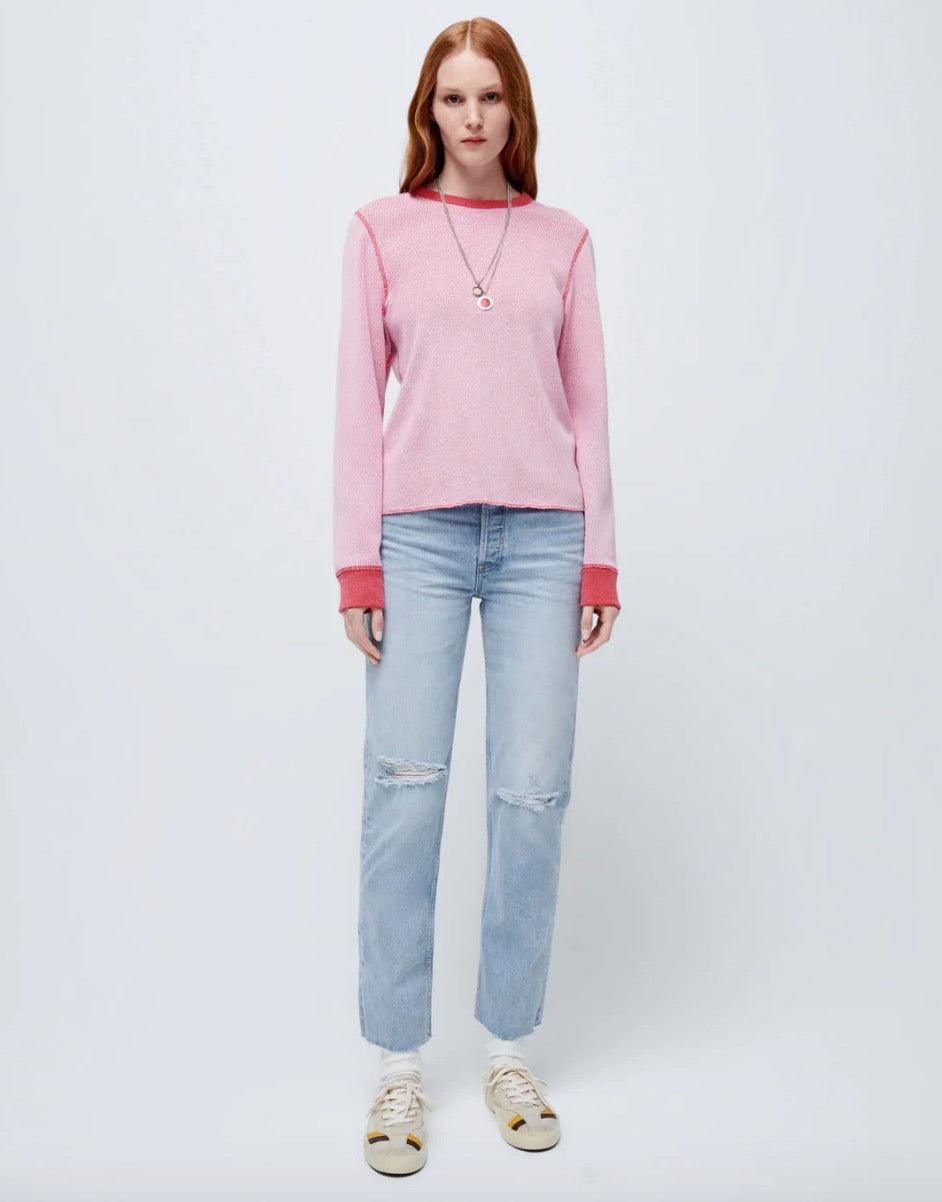 Re/Done - 70s Stovepipe Surf Blue Destroyed Jeans - 32 The Guild