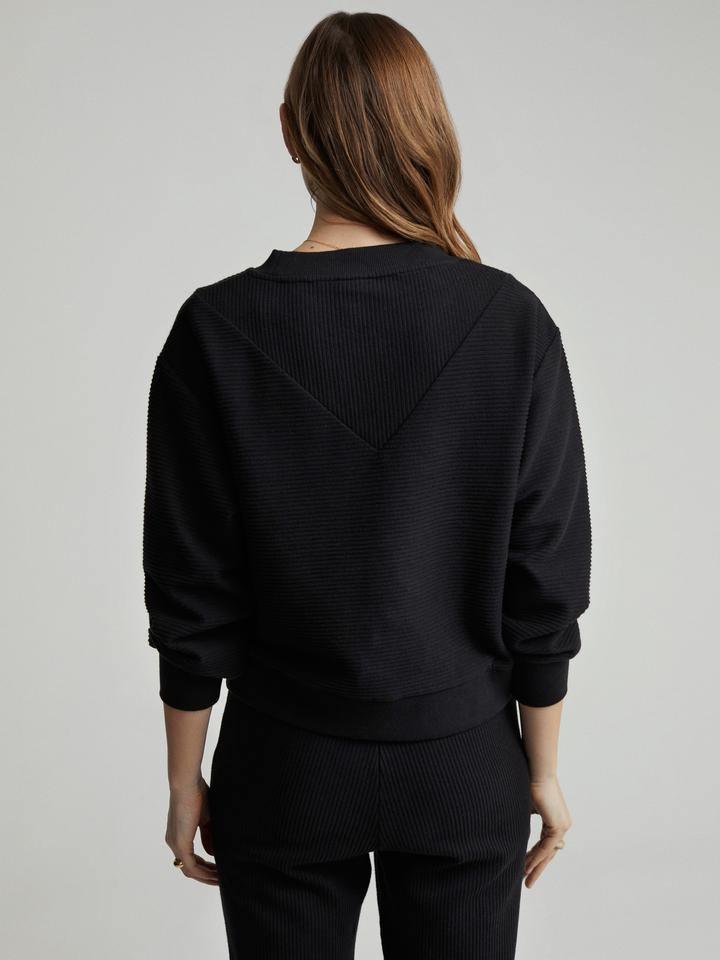 Varley - Arleta Black Sweatshirt - 32 The Guild