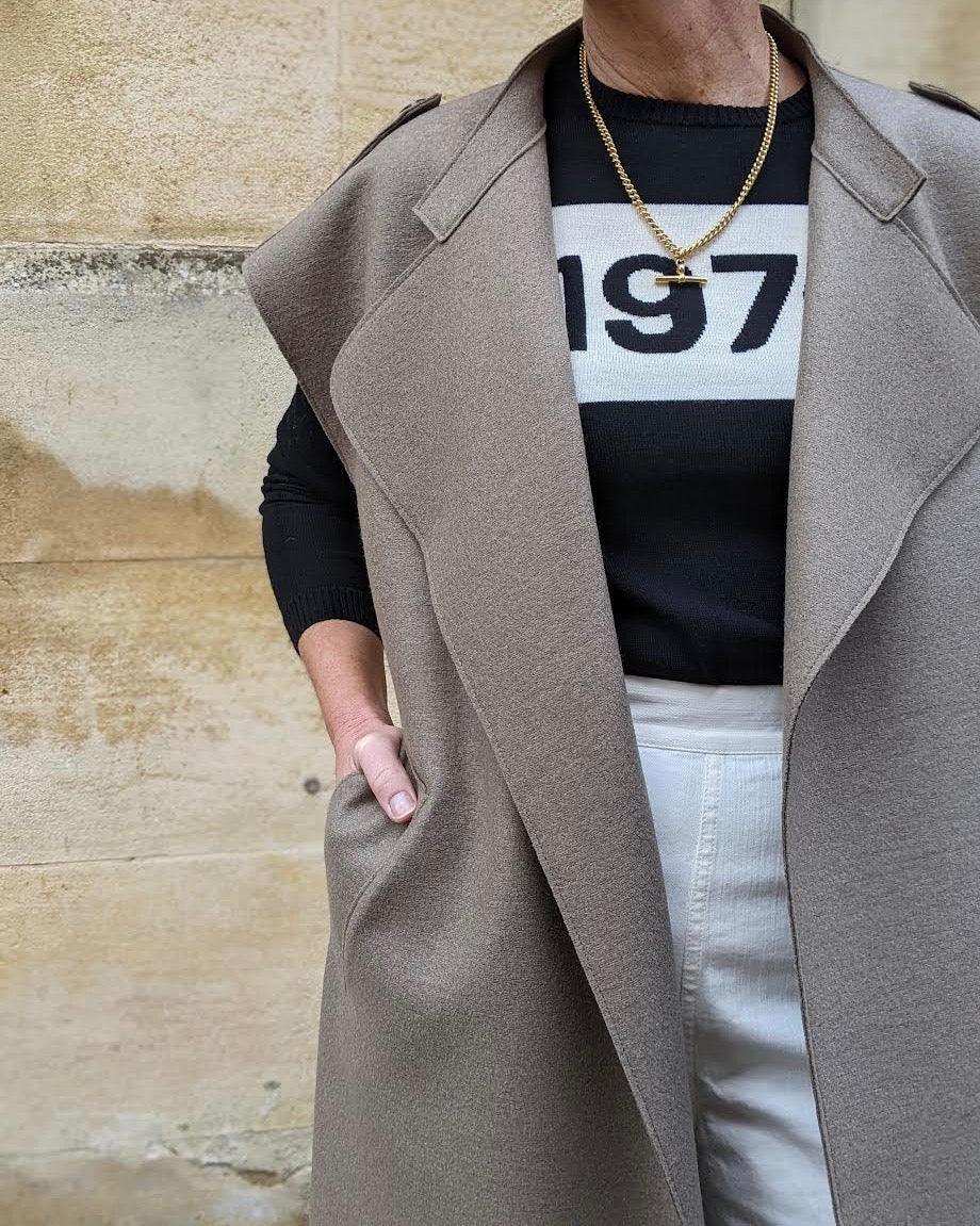 Bella Freud - Black 1970 Jumper - 32 The Guild