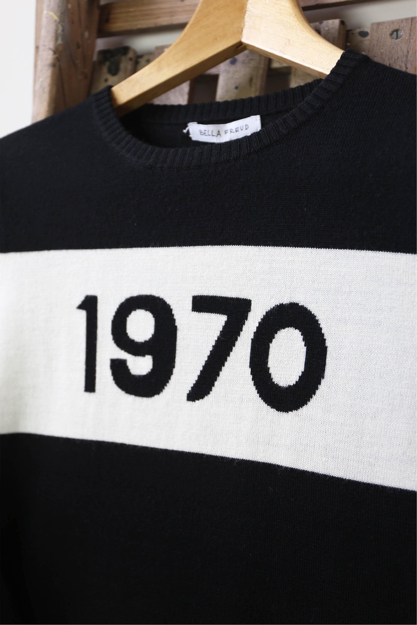 Bella Freud - Black 1970 Jumper - 32 The Guild