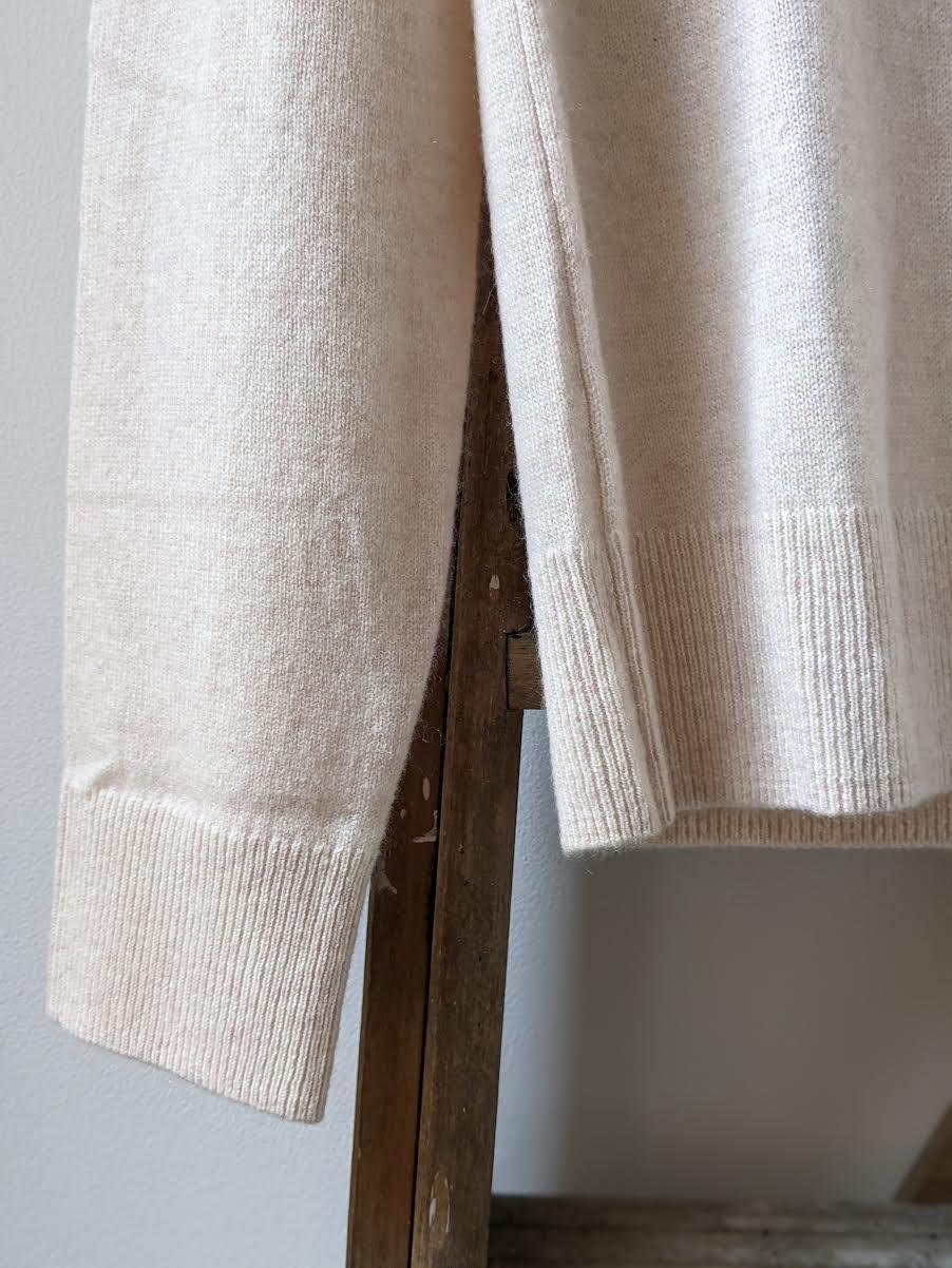 Samsoe Samsoe - Boston Whisper White Pink Cashmere Crew Knit - 32 The Guild