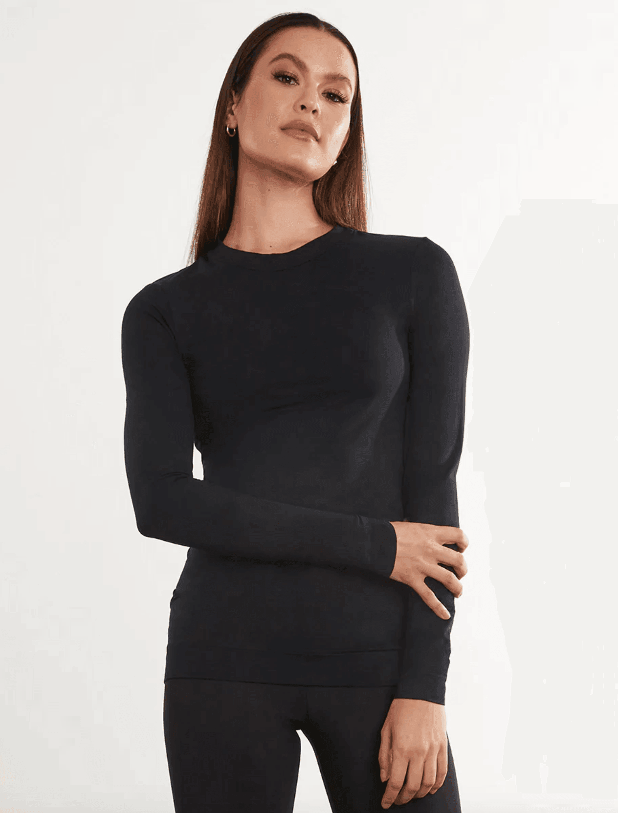 Commando - Butter Long Sleeved Black Top - 32 The Guild