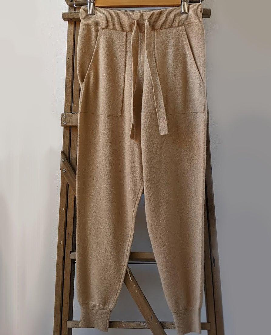 Jumper 1234 - Camel Cashmere Joggers- 32 The Guild
