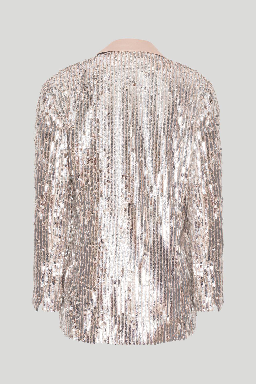 Rotate Remain - Catherina Silver Sequin Blazer - 32 The Guild
