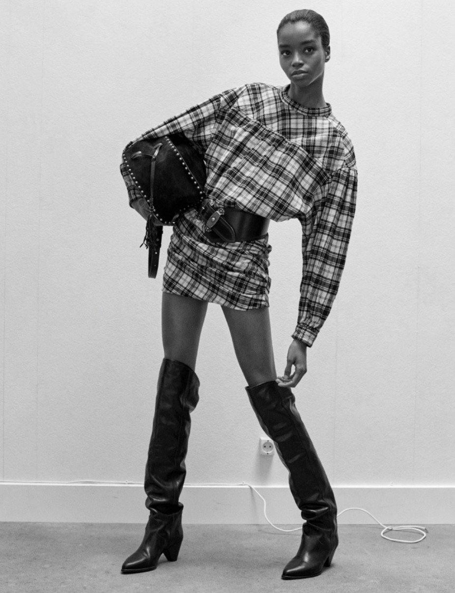 Isabel Marant Etoile - Faber Checked Dress - 32 The Guild