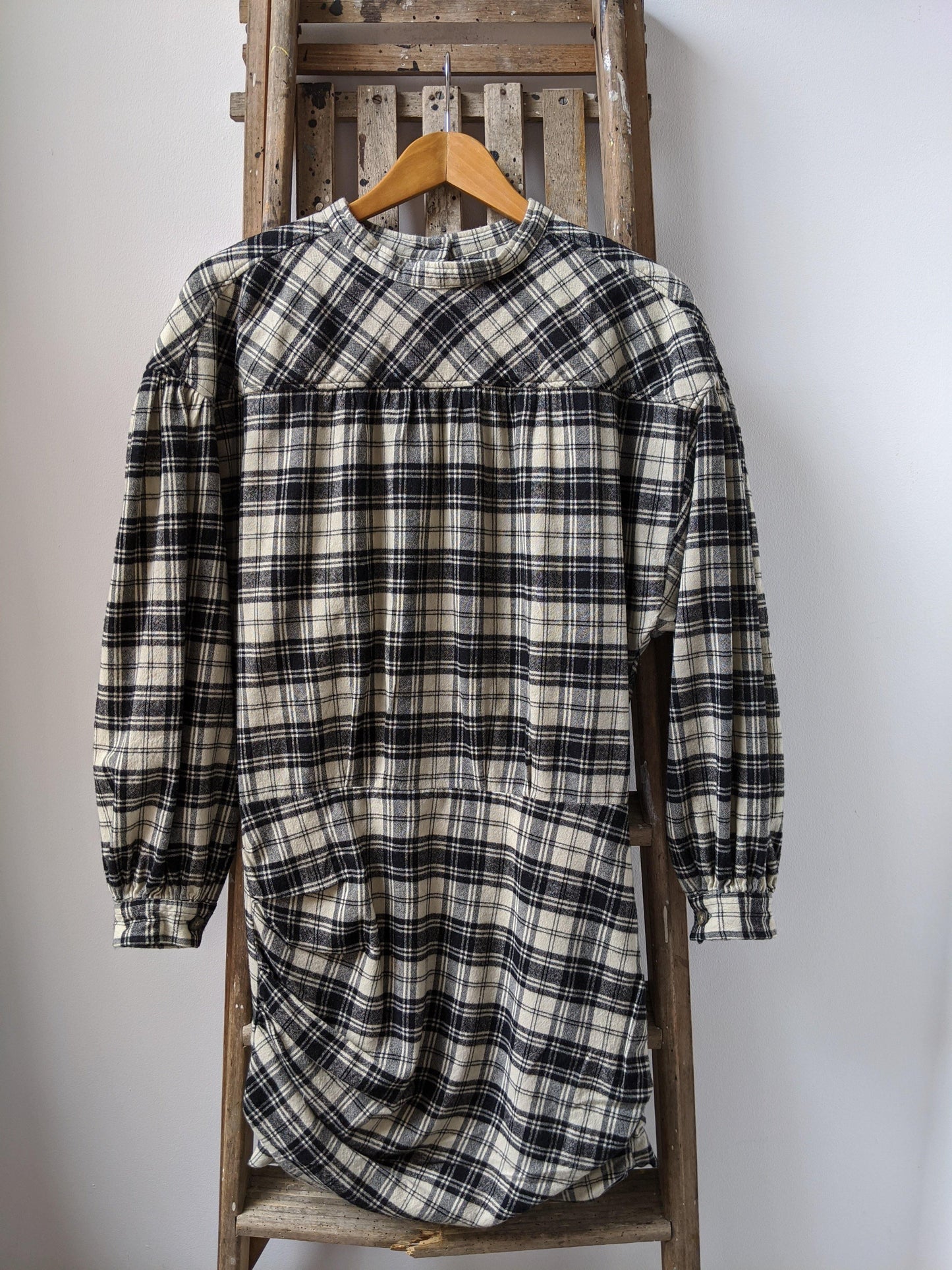 isabel marant etoile faber checked dress