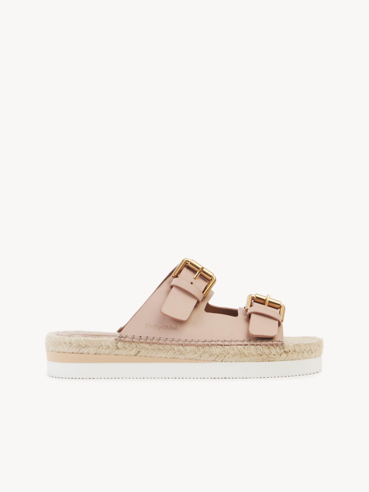 See By Chloe - Glyn Nude Double-Strap Sandals - 32 The Guild