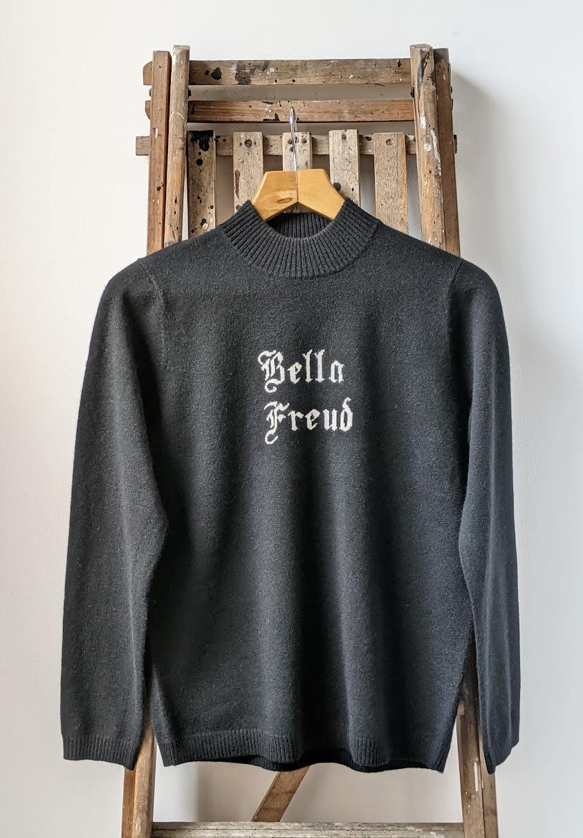 Bella Freud - Gothic Bella Freud Black Cashmere Jumper - 32 The Guild