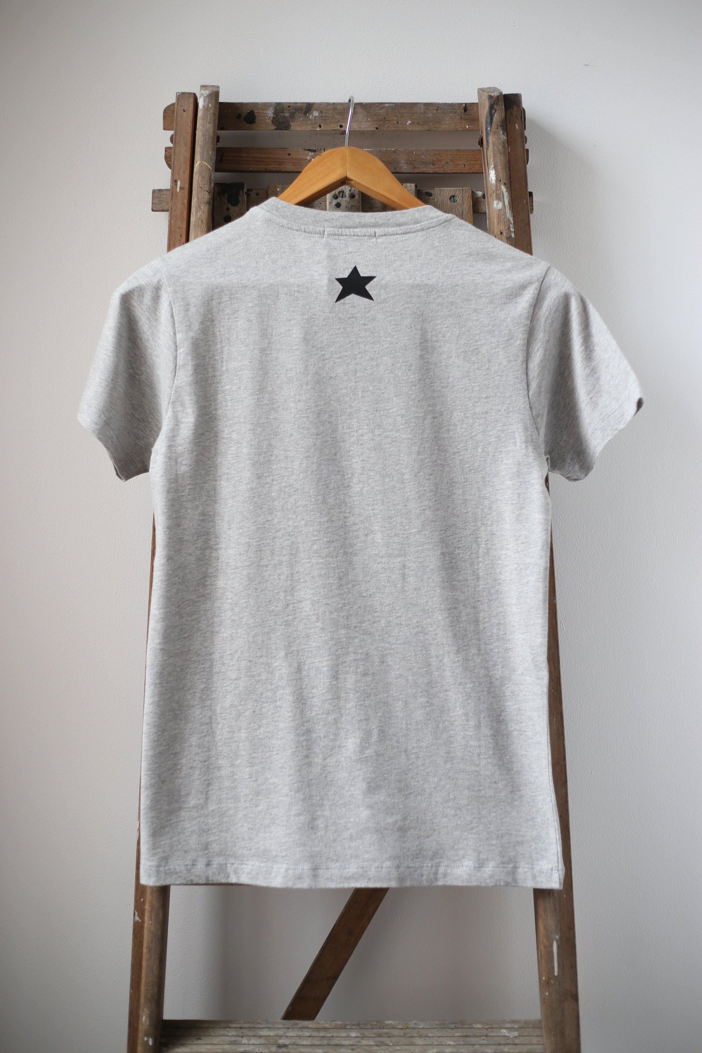 Grey Marl Colour Block Dog T-Shirt - 32 The Guild