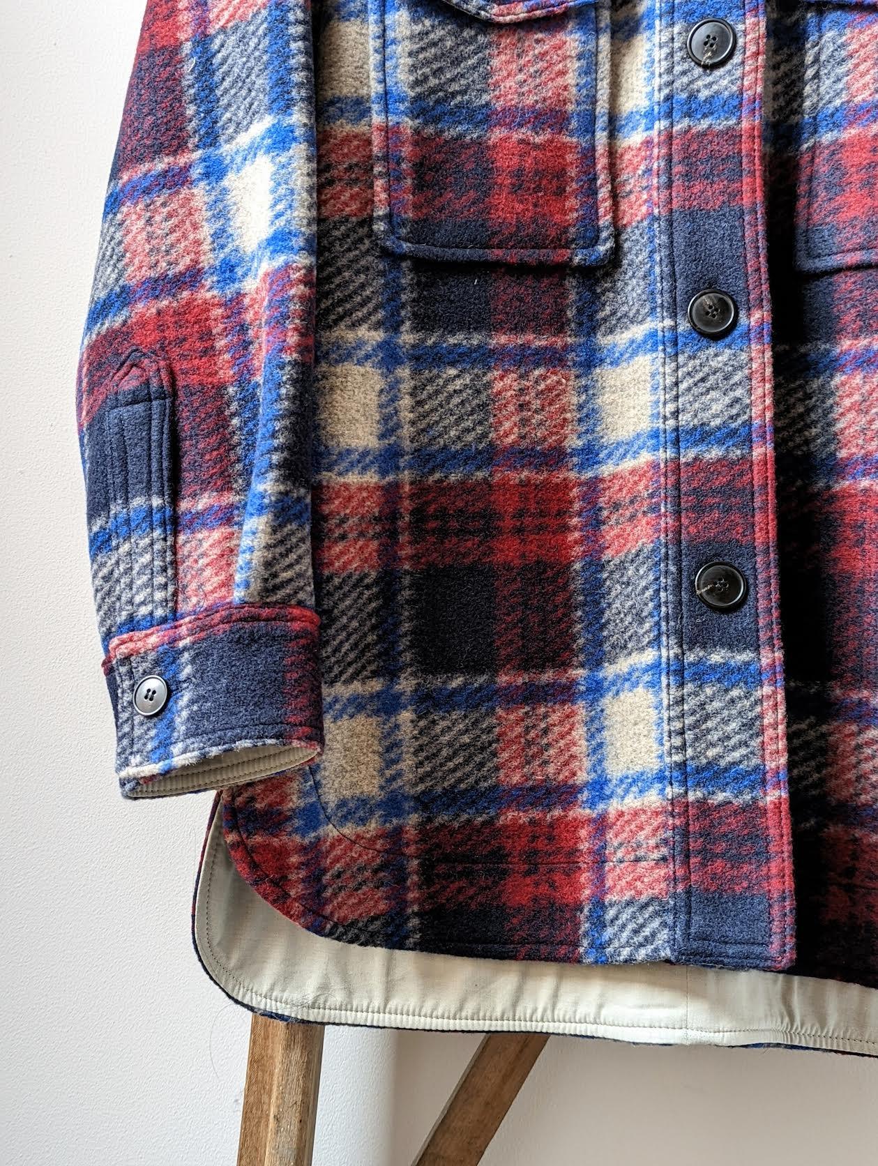 Isabel Marant Etoile - Harveli Red & Blue Checked Jacket - 32 The Guild