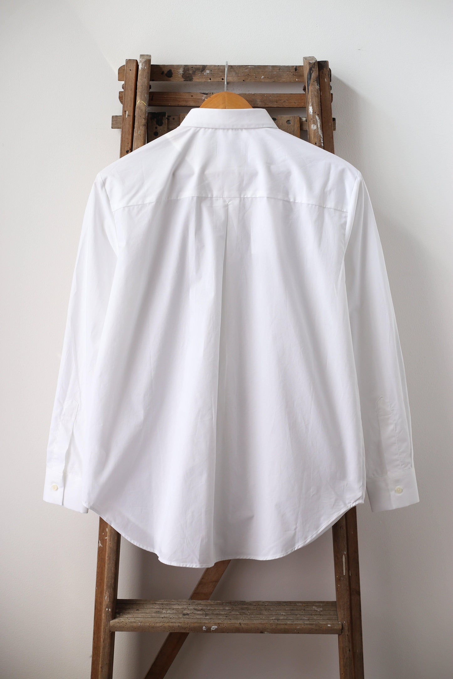 Maison La Biche - Heart Patch White Boyfriend Shirt - 32 The Guild