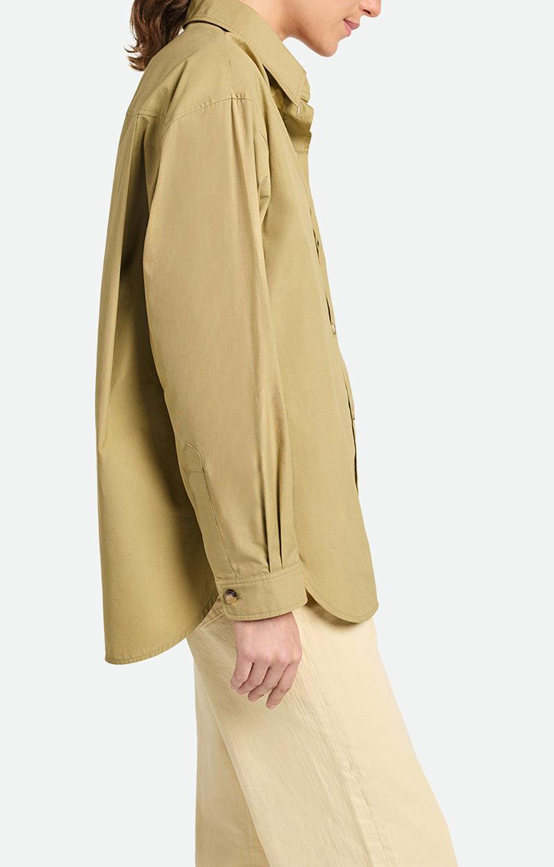 Vanessa Bruno - Heliane Khaki Relaxed Fit Shirt - 32 The Guild