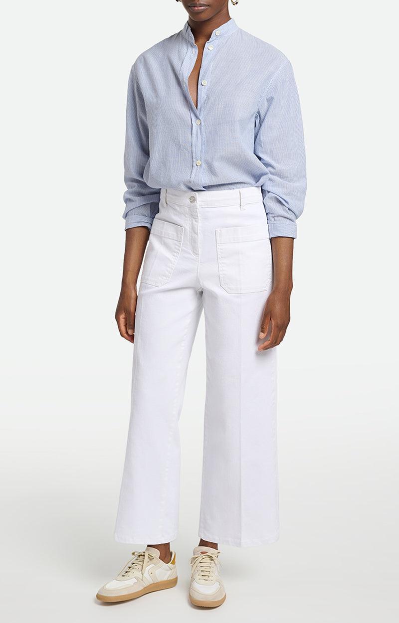 Vanessa Bruno - Helias White Wide Jeans - 32 The Guild
